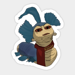 Labyrinth Ello worm Sticker